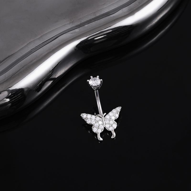 Body Piercing Quality Jewelry - Кольца для пирсинга пупка с цирконием
