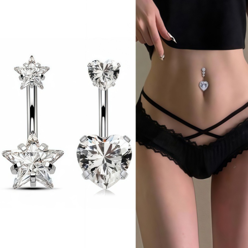 Body Jewelry Charms - Кольца для пирсинга пупка из нержавеющей