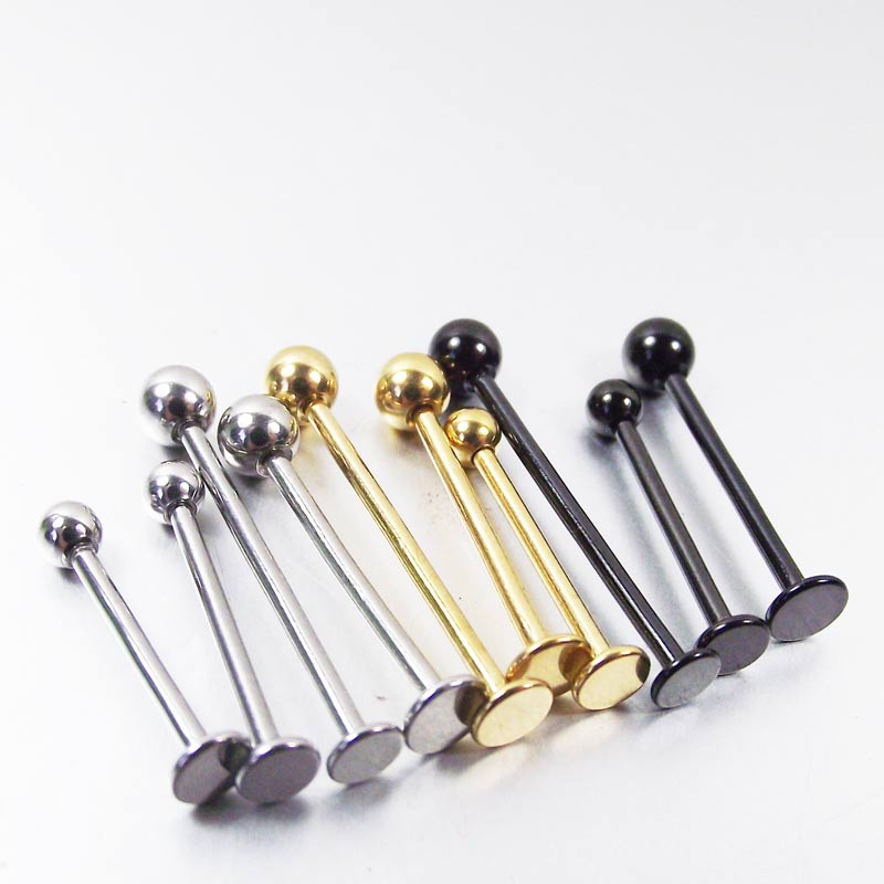 Body Jewelry Gauges - 2 шт., хирургическая сталь 316L, губная