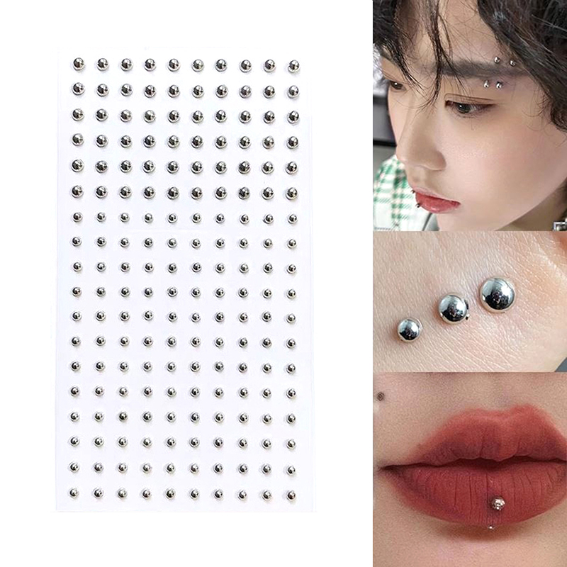 Body Jewelry Eyebrow - Алмазная наклейка, поддельные шпильки для носа,