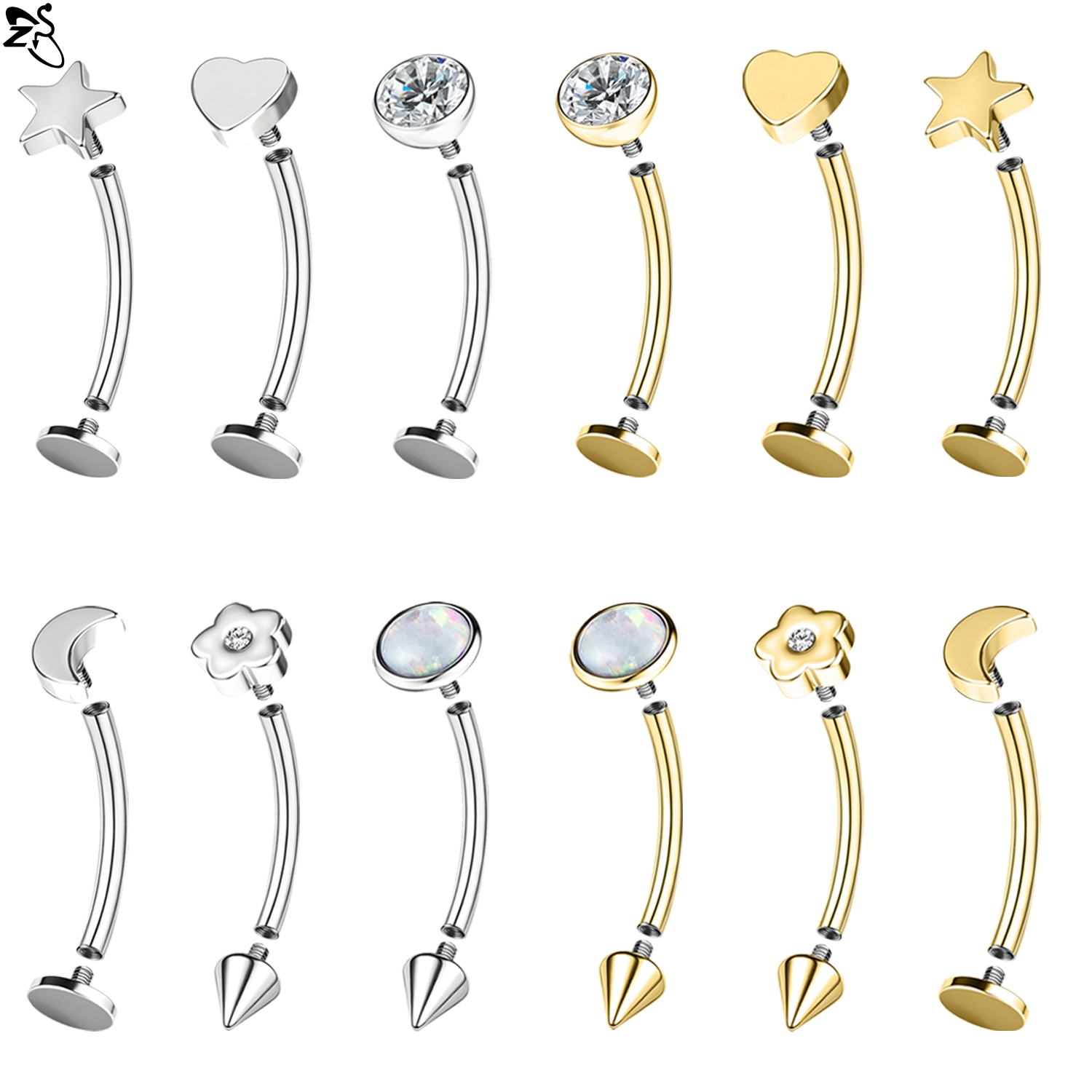 Zs Body Jewelry - ZS 1 шт. 16 г из