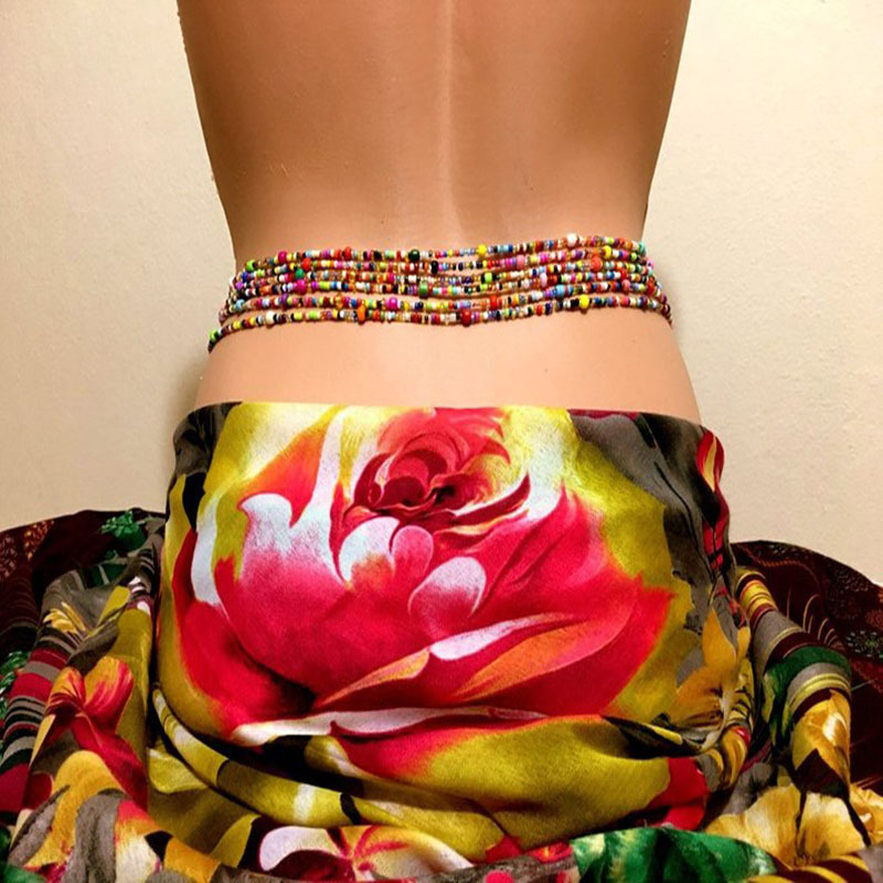 Body Jewelry For You - Женская многослойная цепочка для живота в