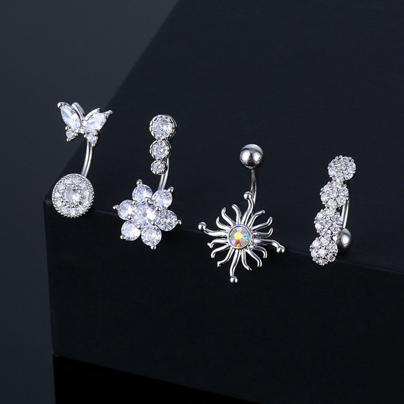 Кристаллическое кольцо для пуп – обзор и цена Body Jewelry Hoops