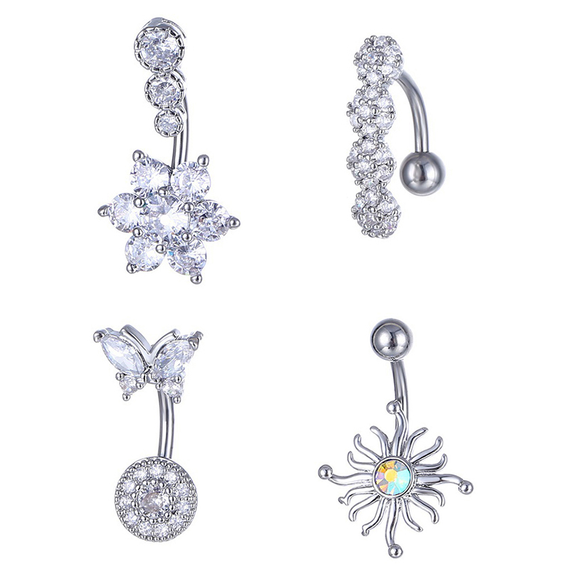 Кристаллическое кольцо для пуп – обзор и цена Body Jewelry Hoops