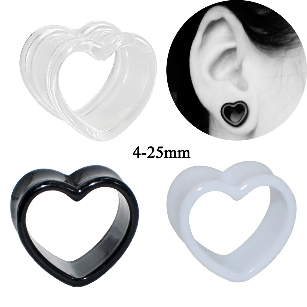 Акриловый черный, белый цвет в – обзор и цена Body Jewelry Gauges