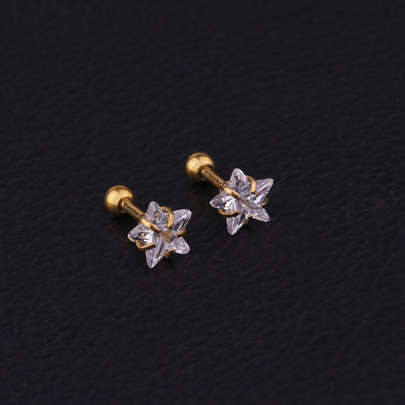 Женские серьги-спирали со звез – обзор и цена Body Jewelry Types
