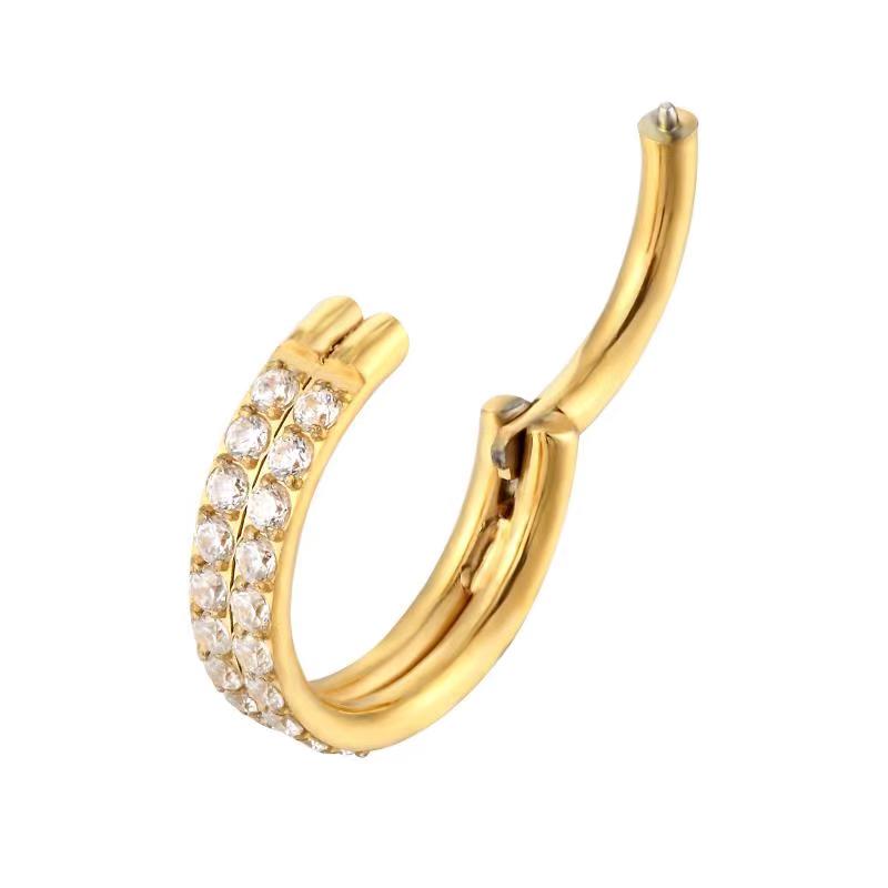 Двухрядные серьги для пирсинга – обзор и цена Body Piercing Quality Jewelry