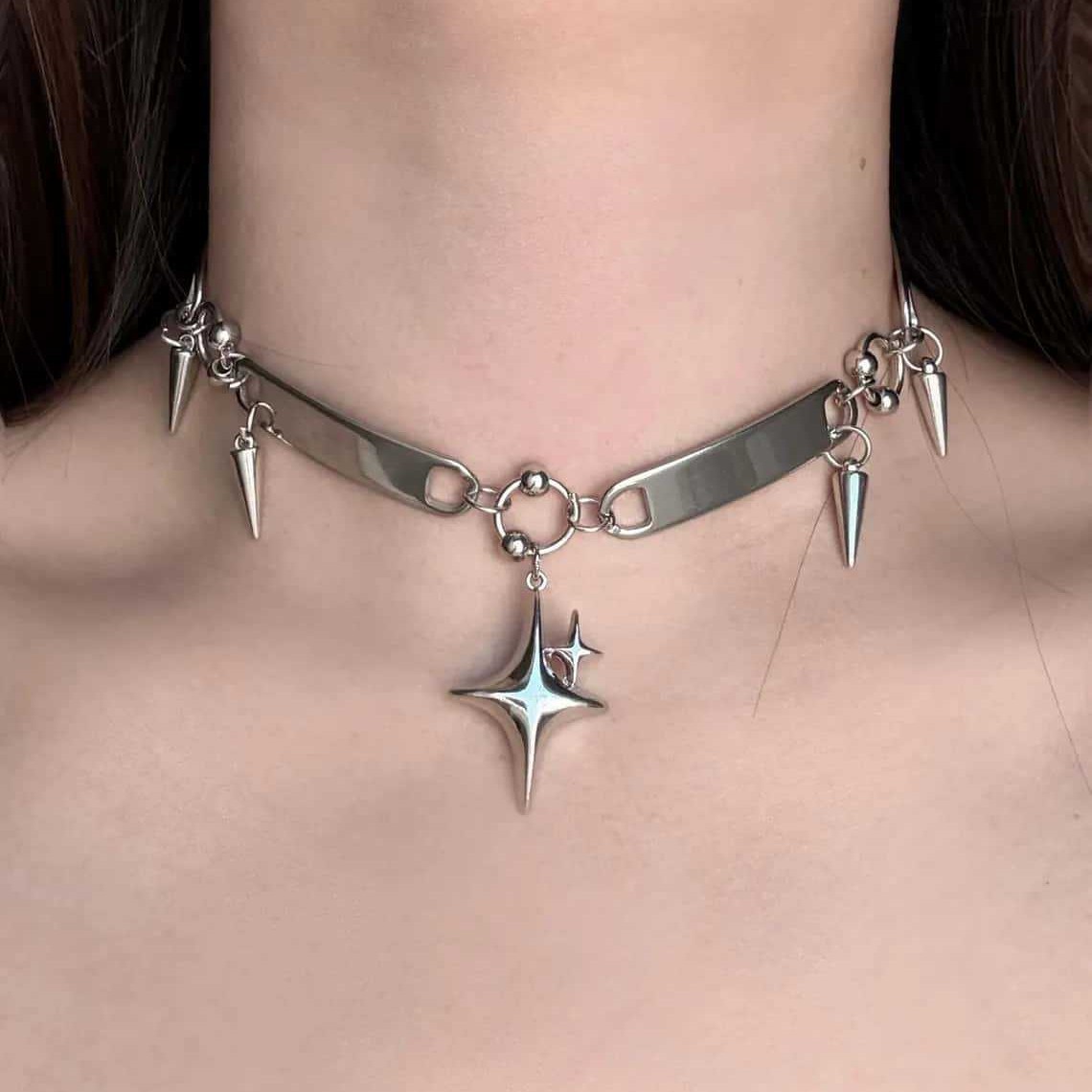 Панк-чокер с заклепками, рок-у – обзор и цена Daith Heart Ring