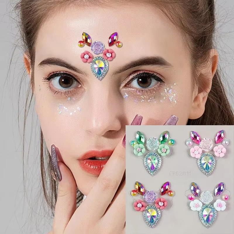 3D-наклейки для глаз и лица со – обзор и цена Body Jewelry Eyebrow
