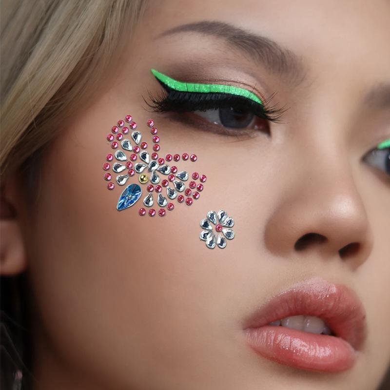 3D-наклейки для глаз и лица со – обзор и цена Body Jewelry Eyebrow
