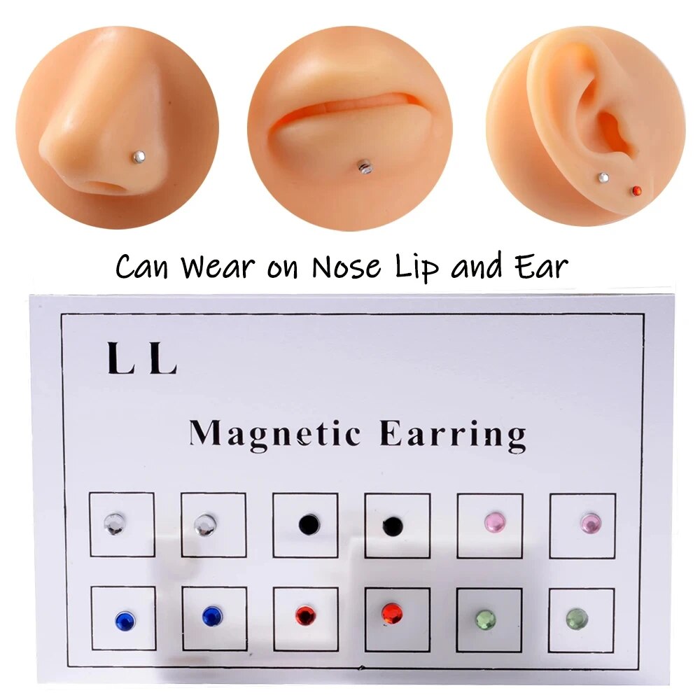12 шт./карта поддельный дерьмо – обзор и цена Body Jewelry Ear Piercing
