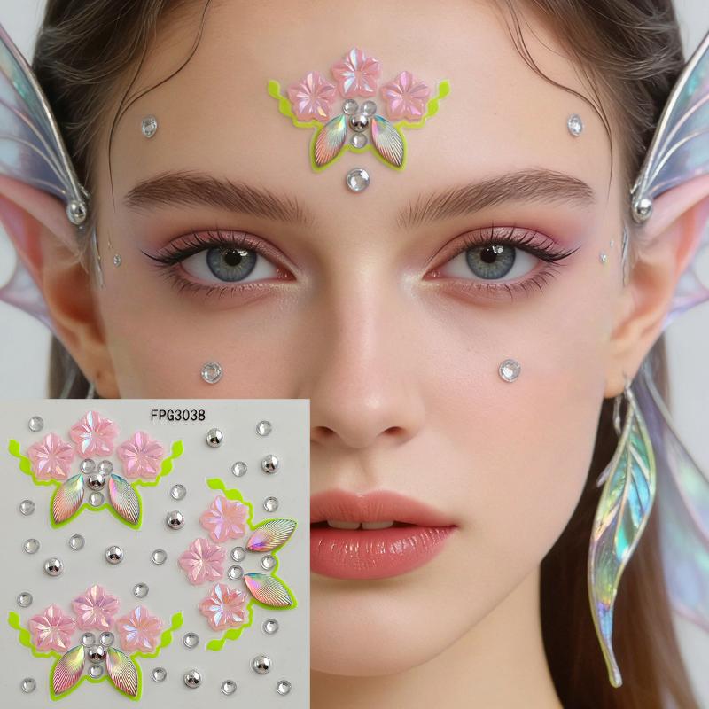 Наклейки-украшения для лица: п – обзор и цена Body Jewelry Eyebrow