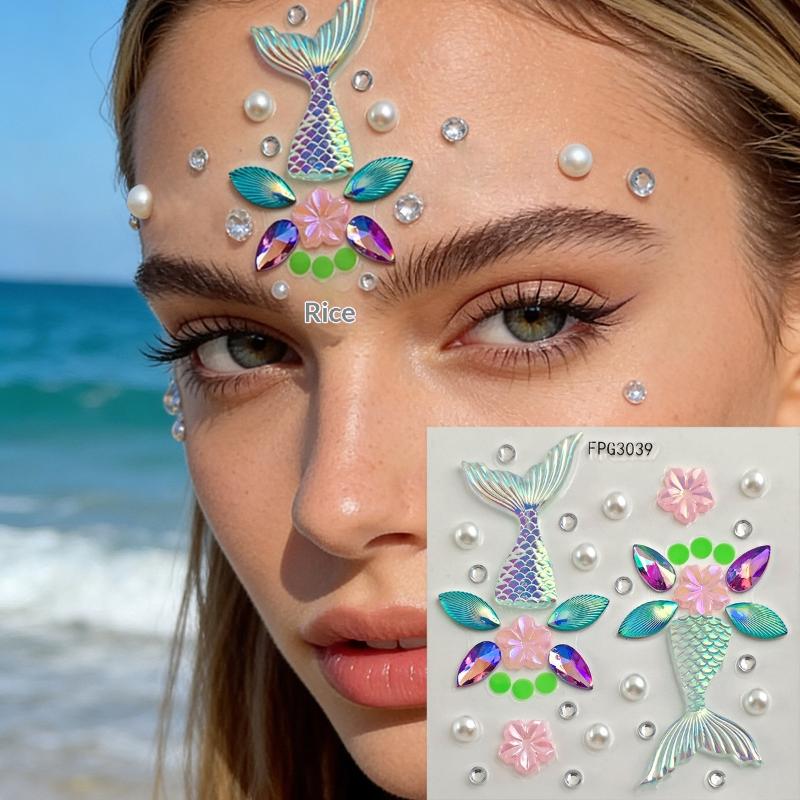 Наклейки-украшения для лица: п – обзор и цена Body Jewelry Eyebrow