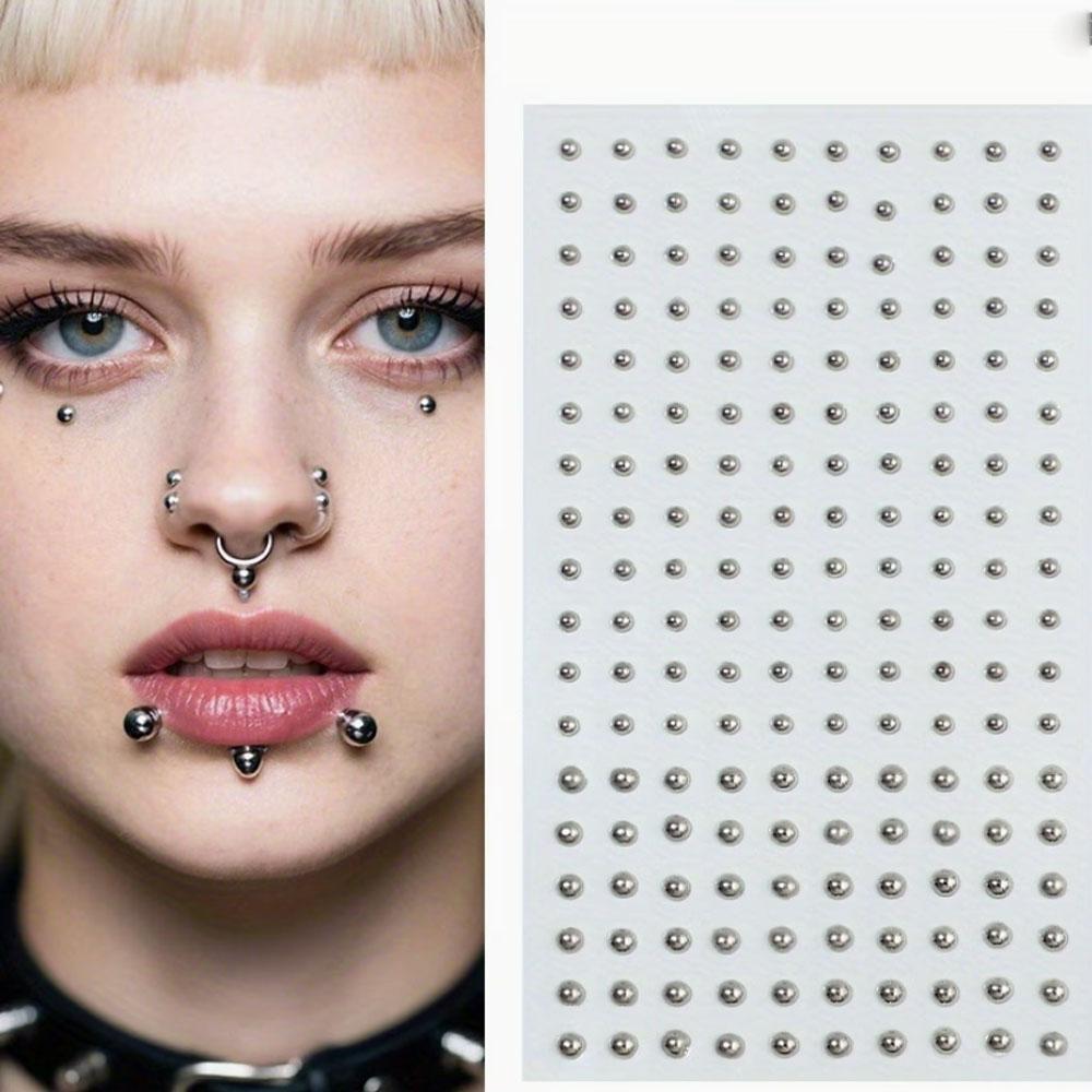 Набор из 58-180 штук: самоклея – обзор и цена Body Jewelry Eyebrow