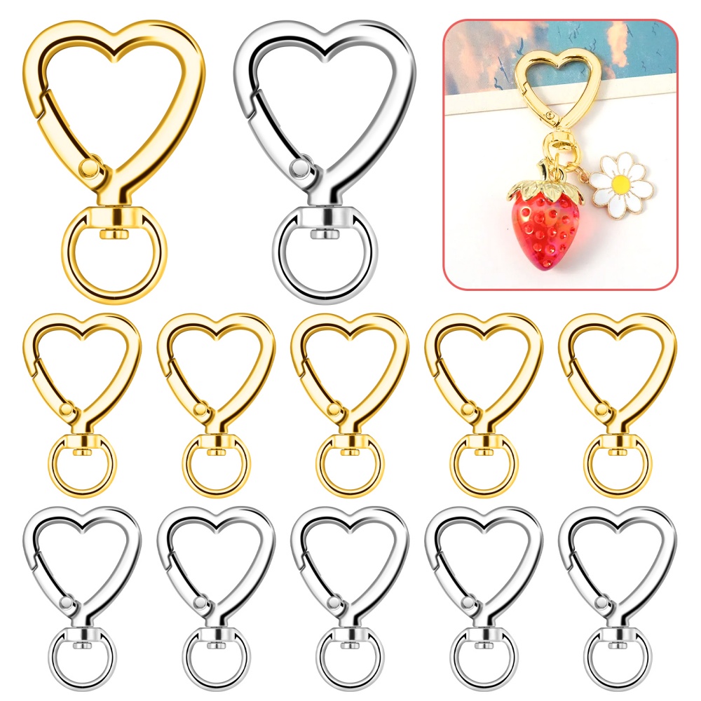 10 шт. металлических застежек- – обзор и цена Daith Heart Ring