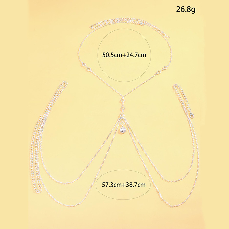 Женская серебристая цепочка дл – обзор и цена Body Jewelry Types