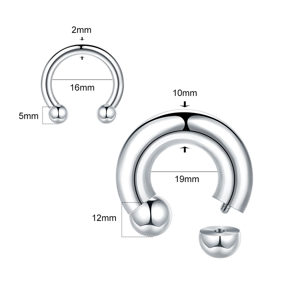 1 шт., 18 г-00 г, большой кали – обзор и цена Body Jewelry Gauges