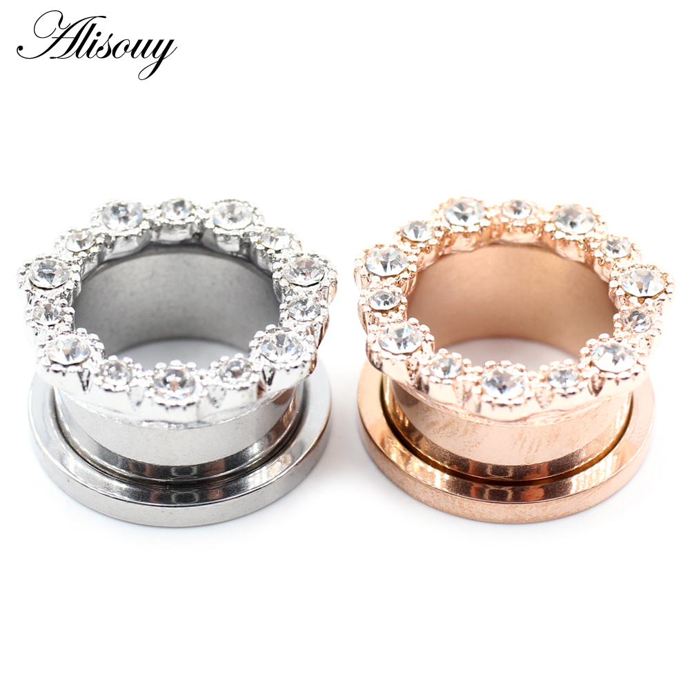 Alisouy 2 шт. нержавеющая стал – обзор и цена Body Jewelry Gauges
