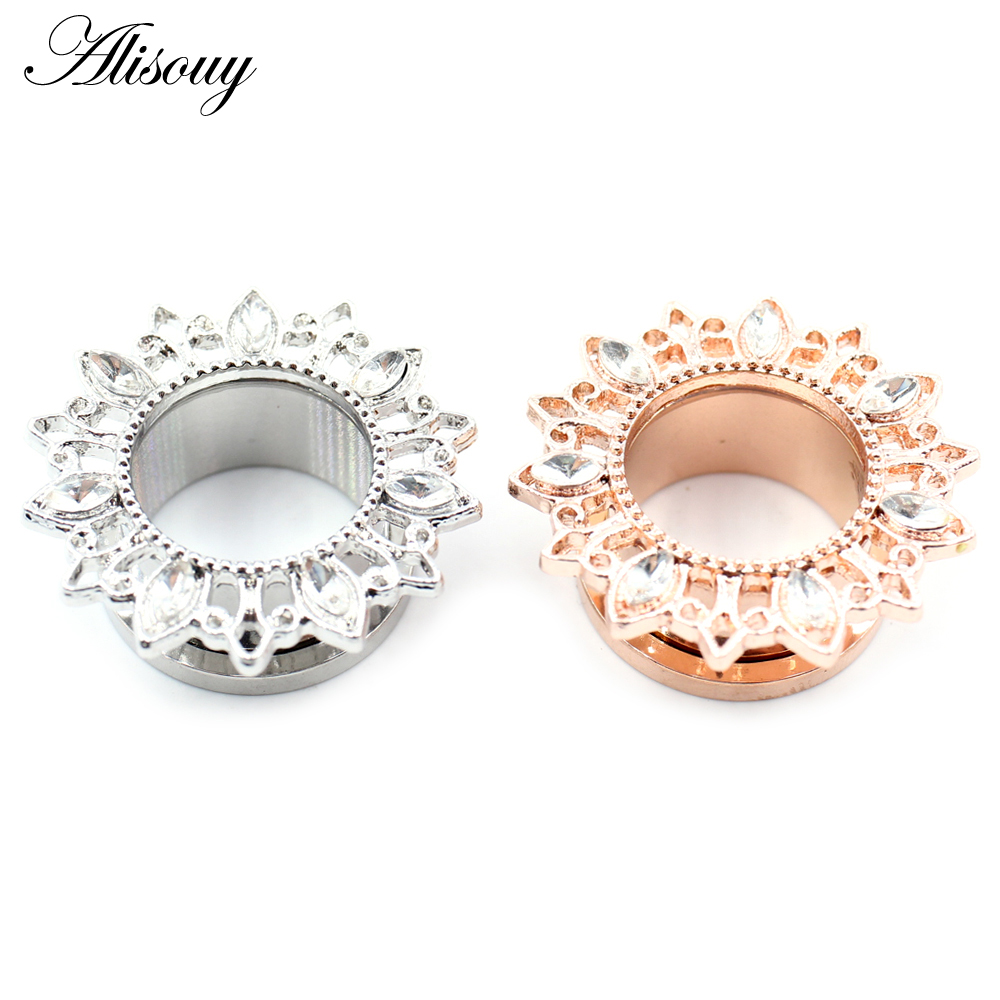 Alisouy 2 шт. нержавеющая стал – обзор и цена Body Jewelry Gauges