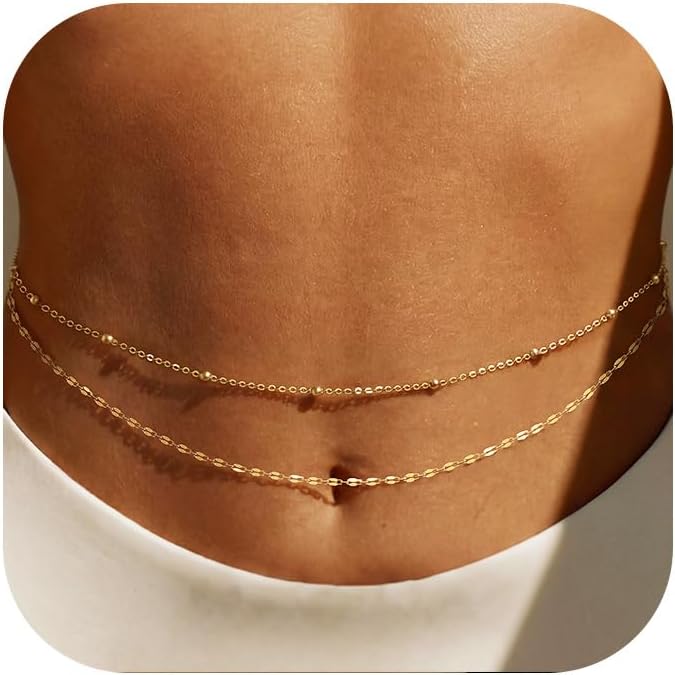 Позолоченная цепочка на талию  – обзор и цена Body Jewelry Types